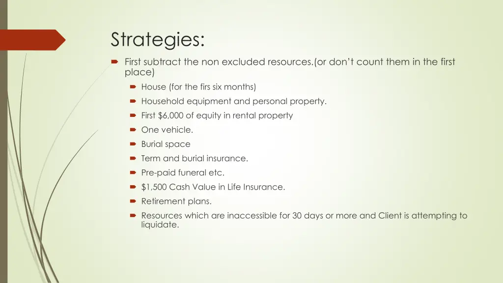 strategies