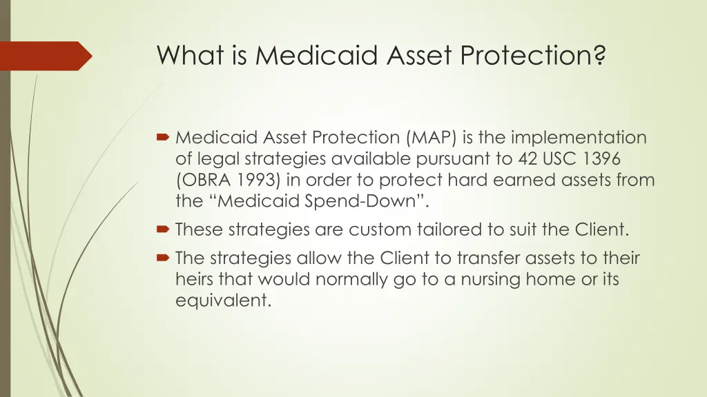 what is medicaid asset protection