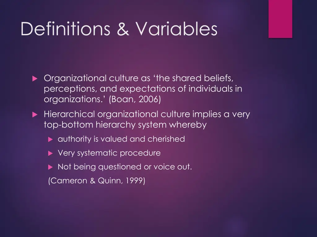 definitions variables