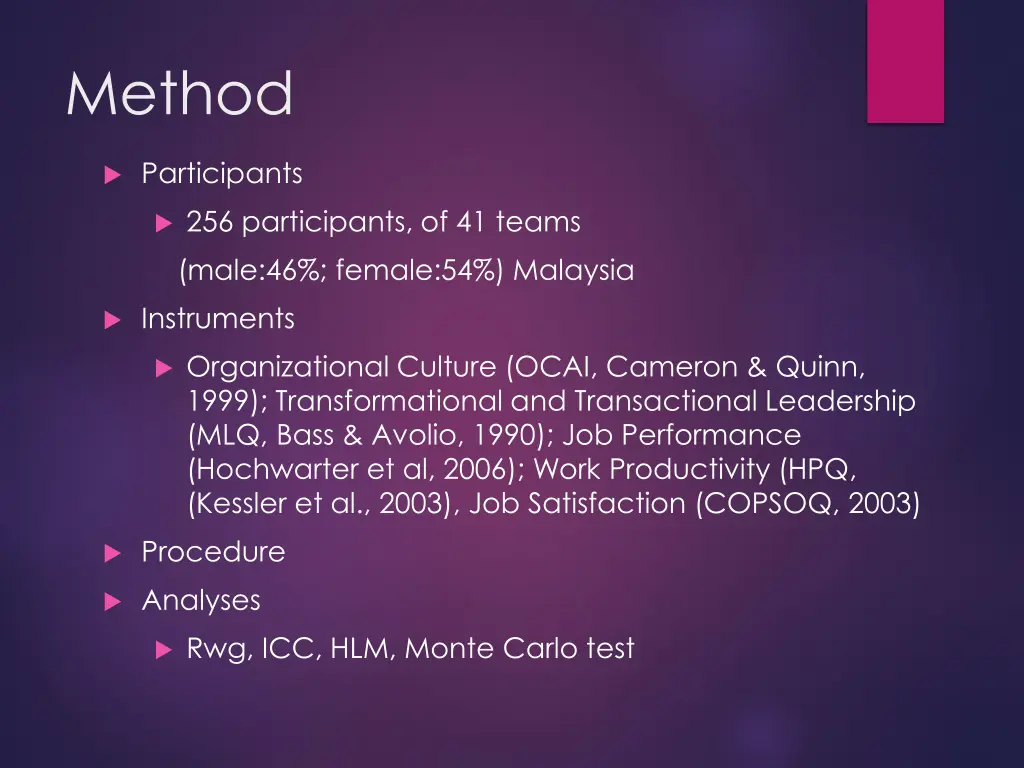 method