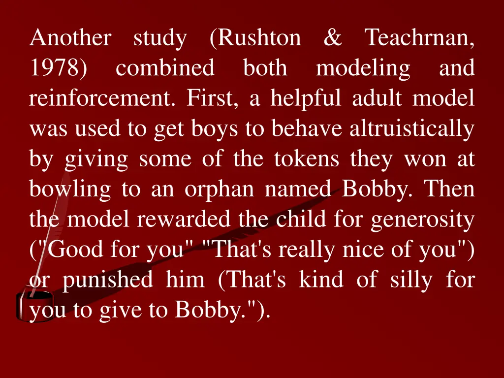 another study rushton teachrnan 1978 combined