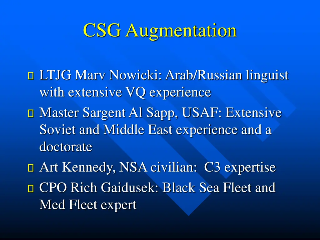 csg augmentation