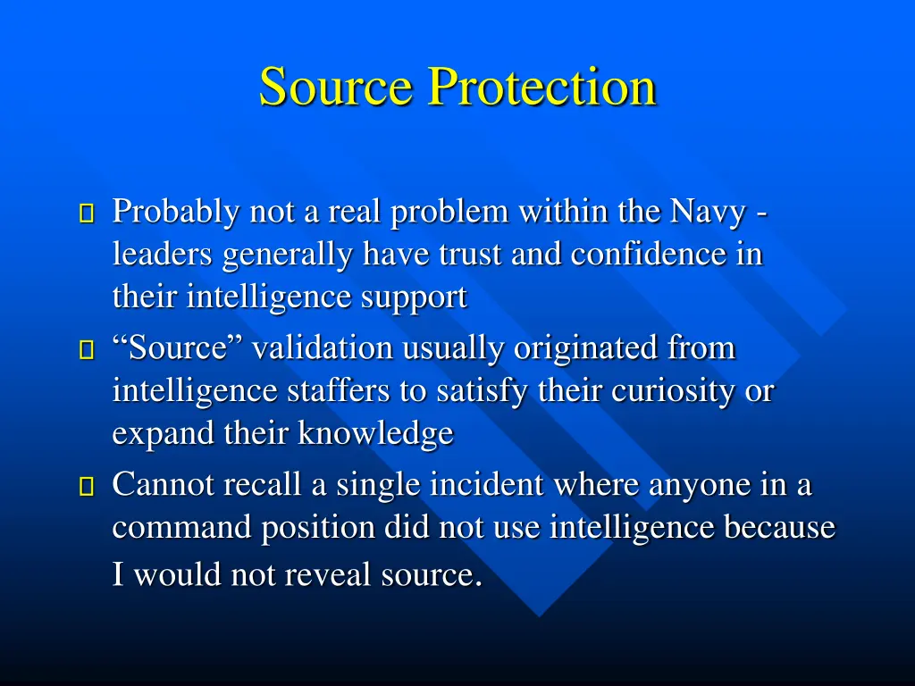 source protection