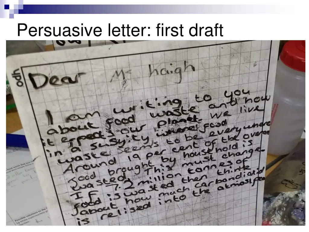 persuasive letter first draft