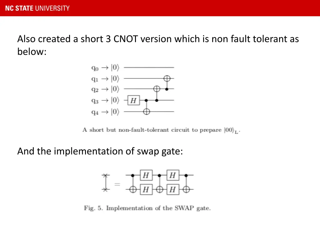 also created a short 3 cnot version which