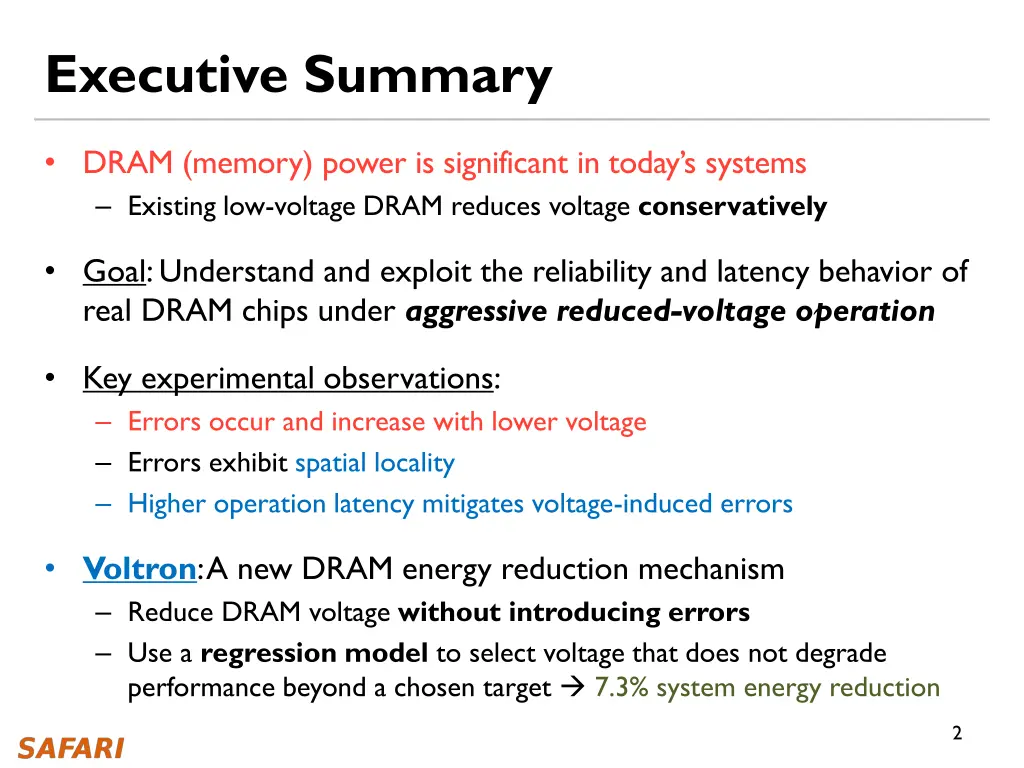 executive summary