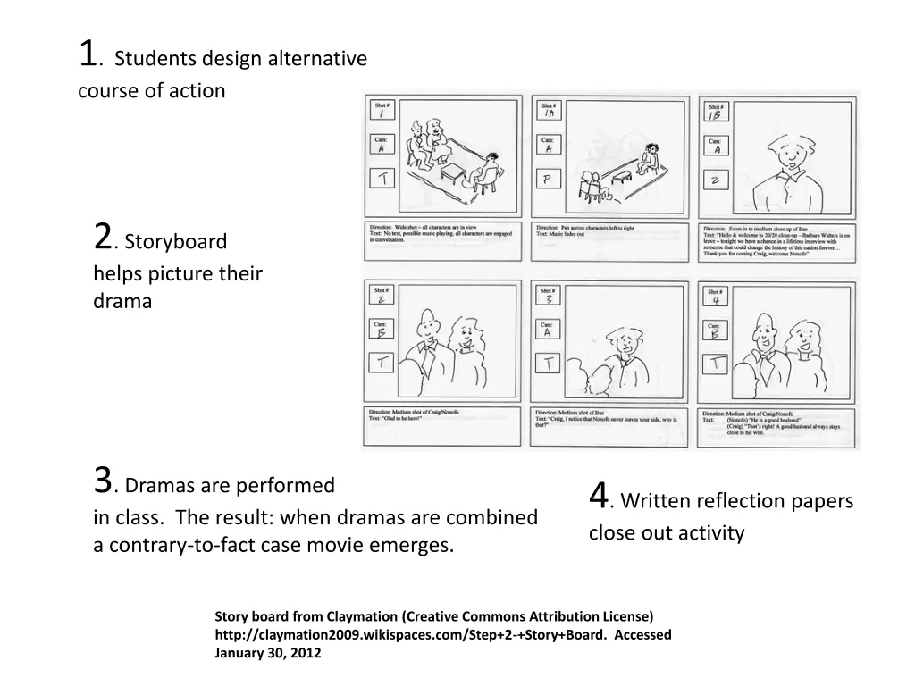 1 students design alternative course of action
