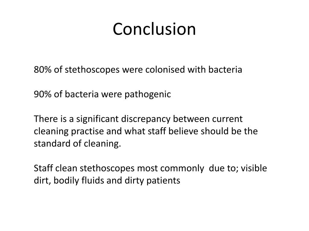 conclusion