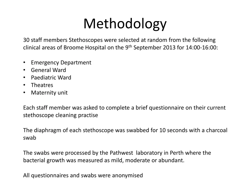 methodology