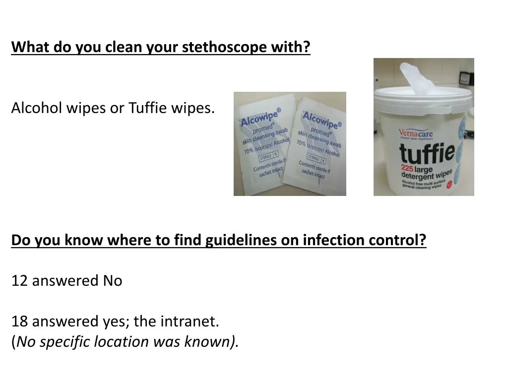 what do you clean your stethoscope with