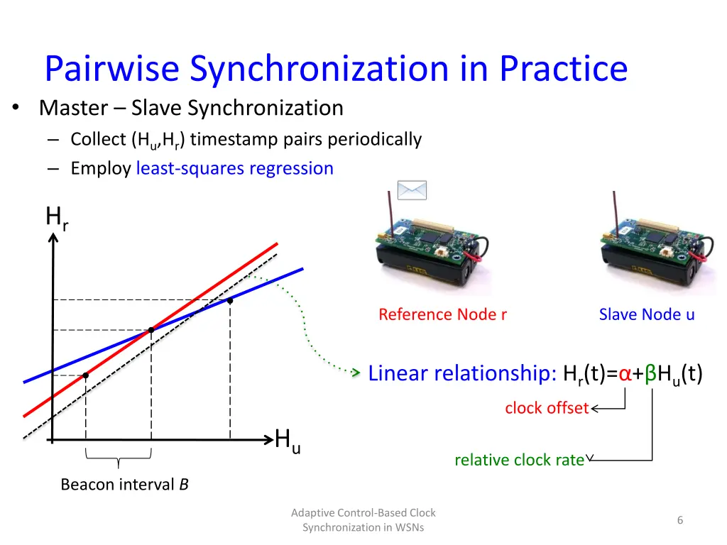 pairwise synchronization in practice master slave