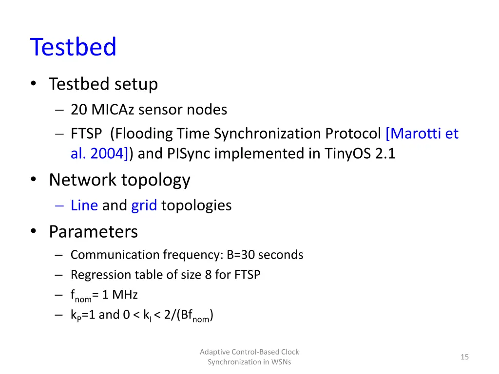 testbed