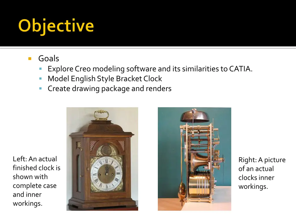 goals explore creomodeling software