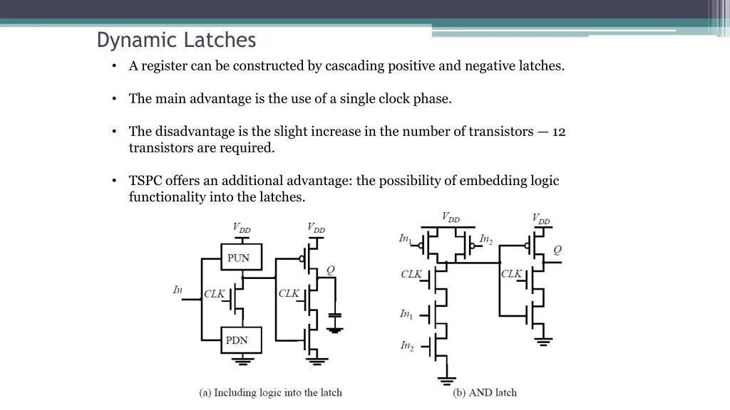 dynamic latches a register can be constructed