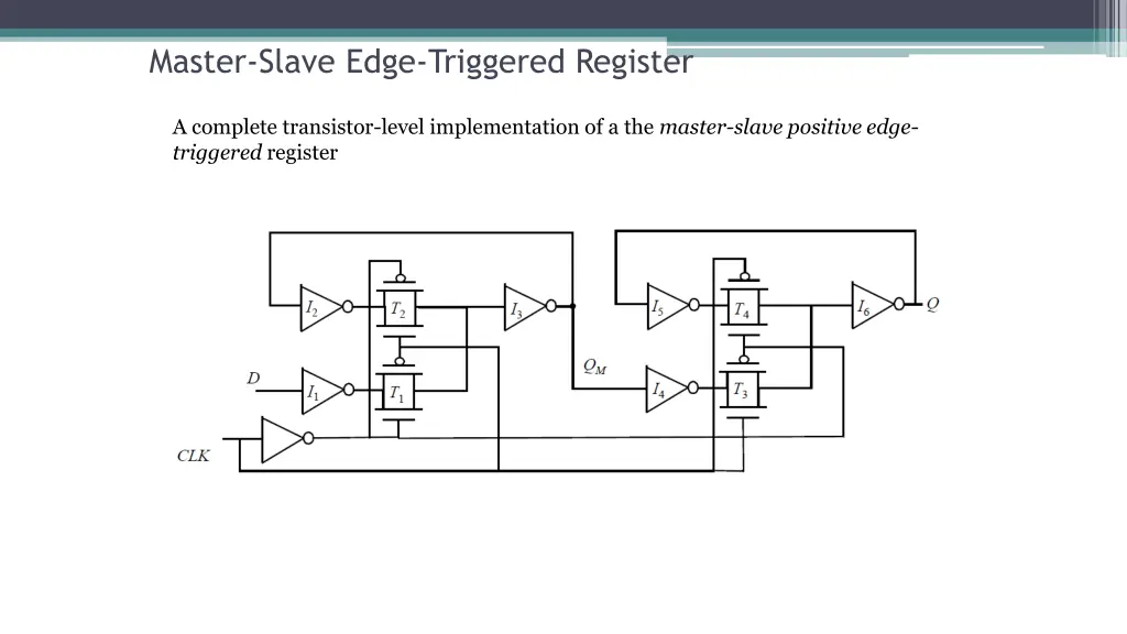 master slave edge triggered register 1
