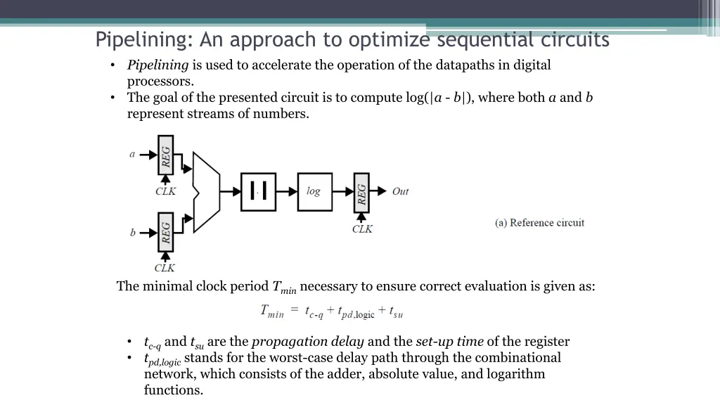 pipelining an approach to optimize sequential