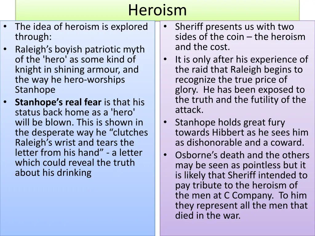 heroism