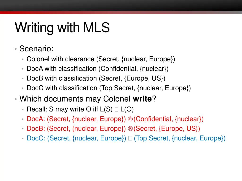 writing with mls