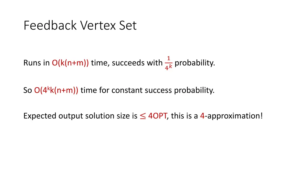 feedback vertex set 1