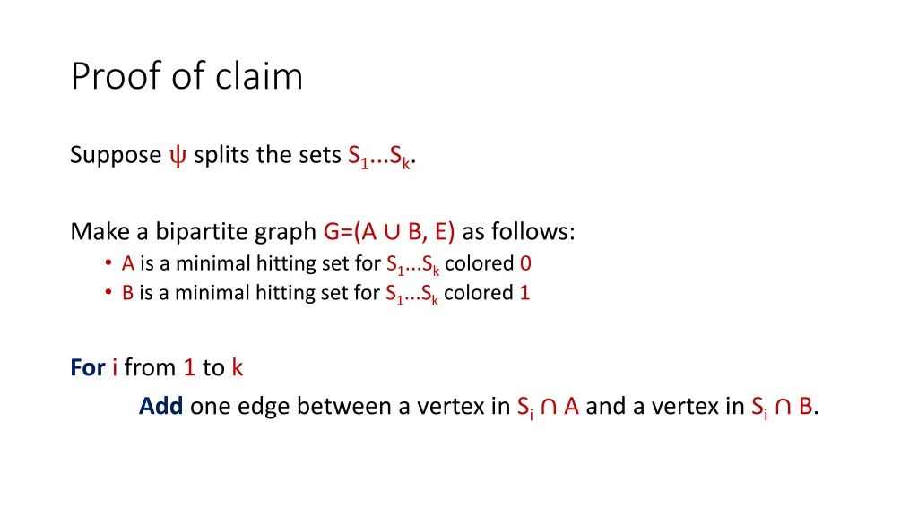 proof of claim