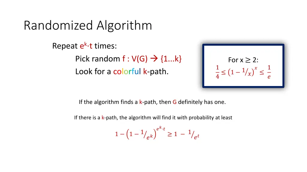 randomized algorithm 1