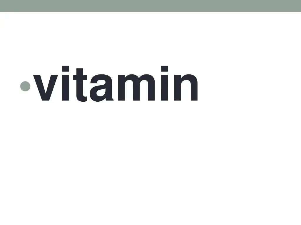 vitamin