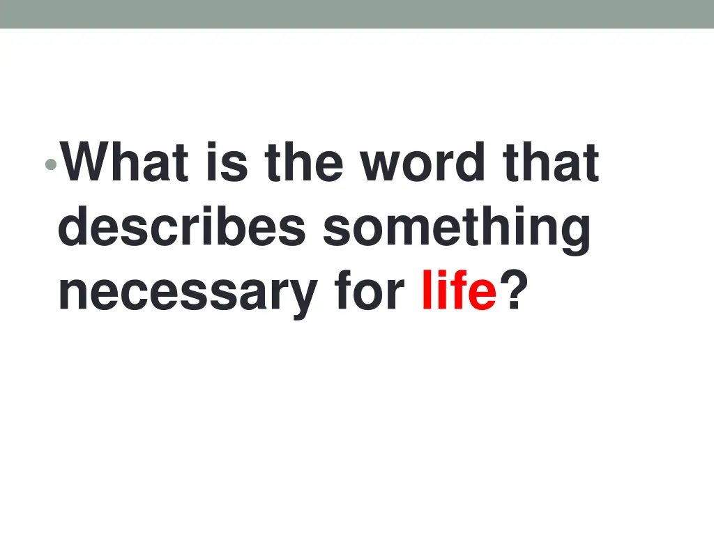 what is the word that describes something