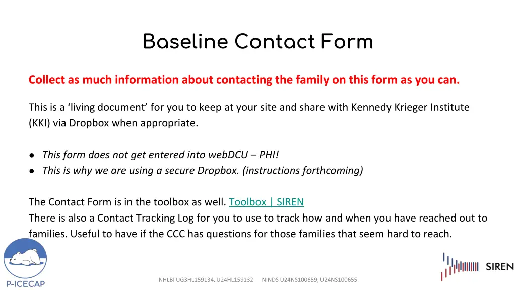 baseline contact form