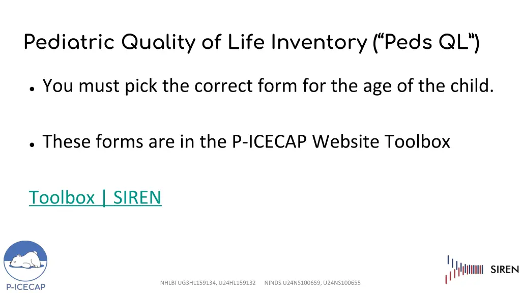 pediatric quality of life inventory peds ql