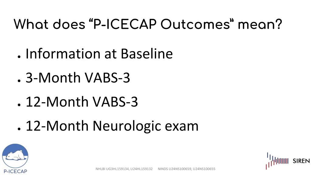 what does p icecap outcomes mean