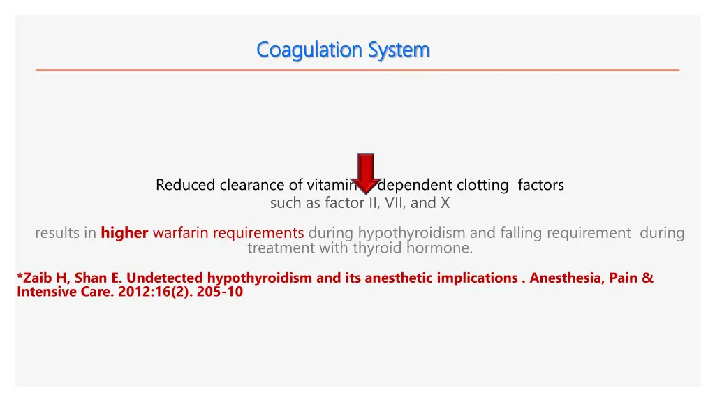 coagulation system coagulation system 1