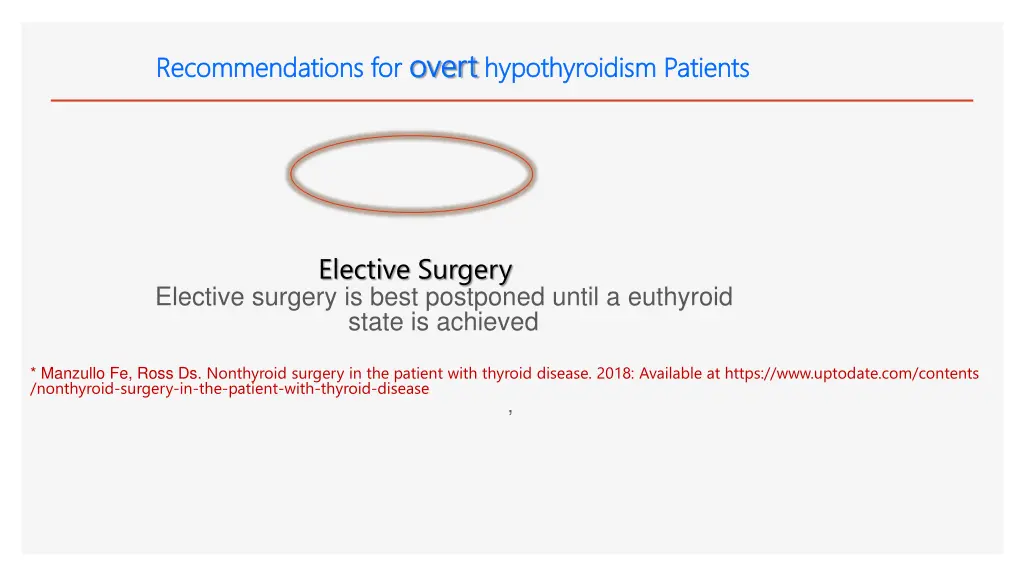 for overt overt hypothyroidism hypothyroidism