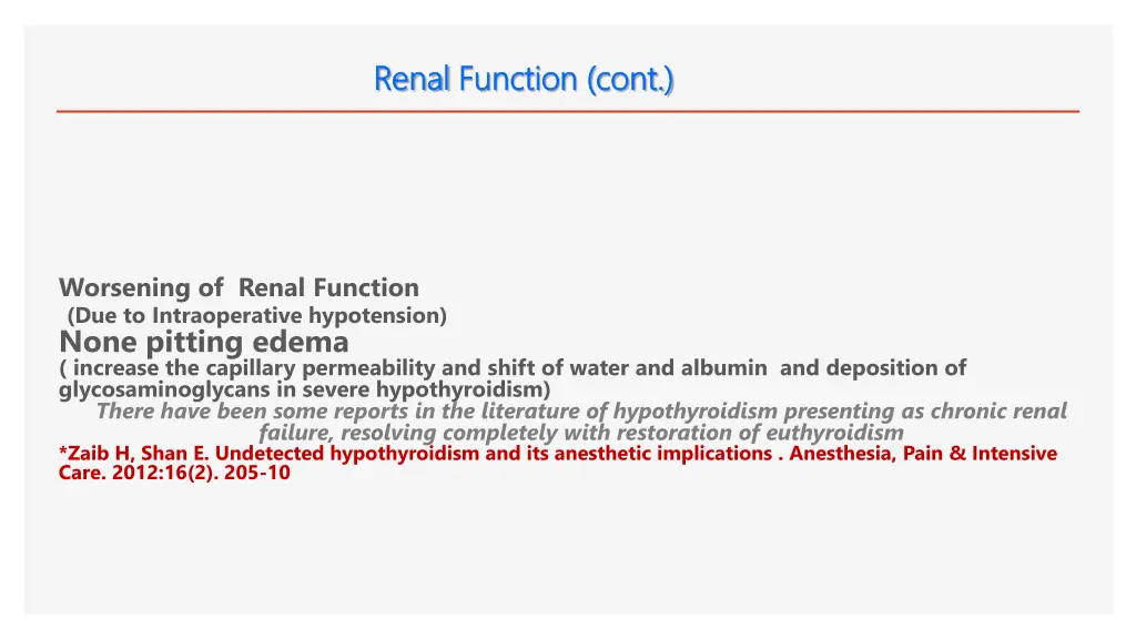 renal renal function function cont
