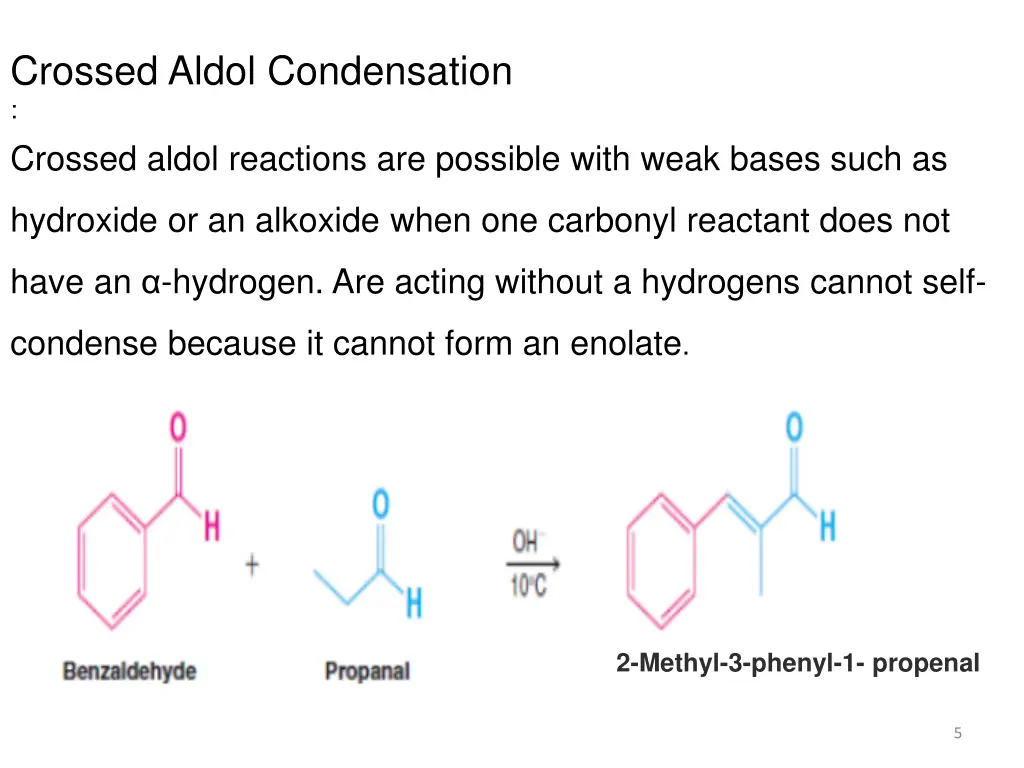 crossed aldol condensation crossed aldol