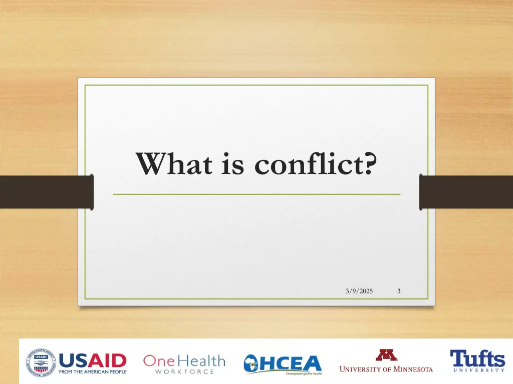 what is conflict