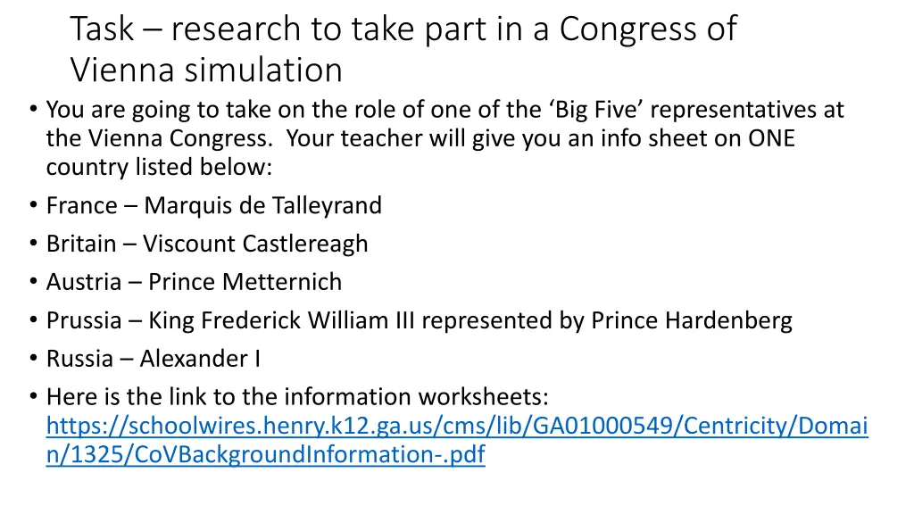 task research to take part in a congress