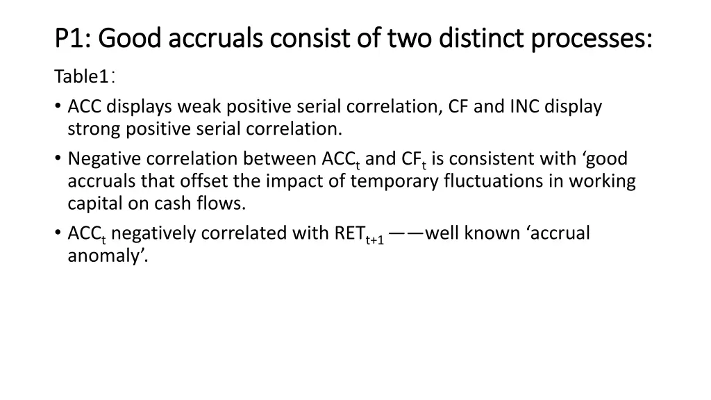 p1 good accruals consist of two distinct 1