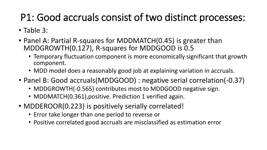 p1 good accruals consist of two distinct 5