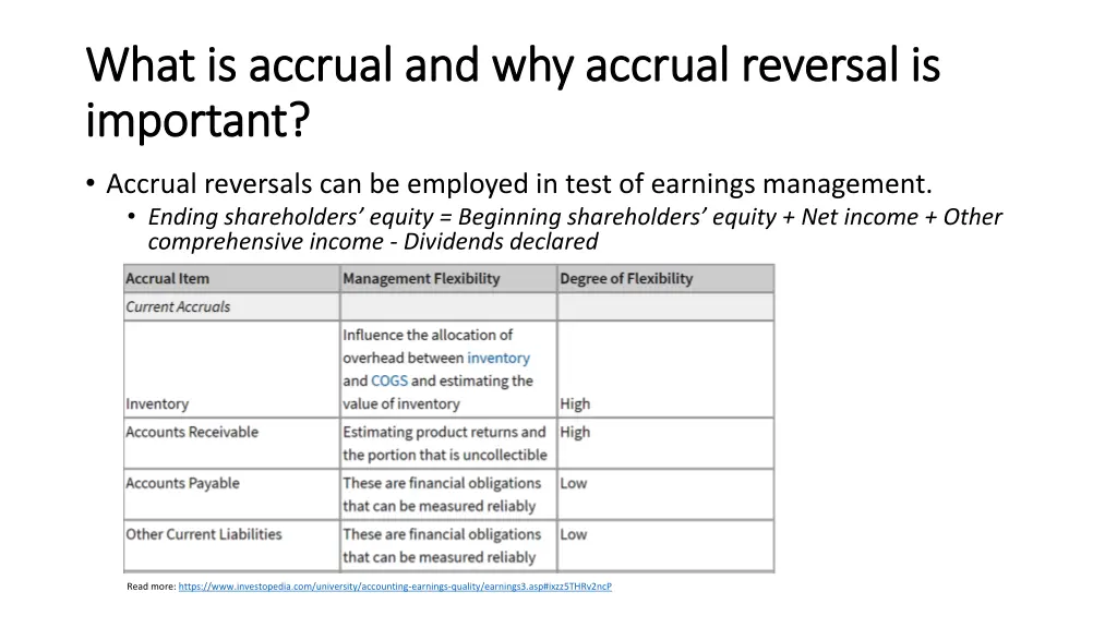 what is accrual and why accrual reversal is what 1