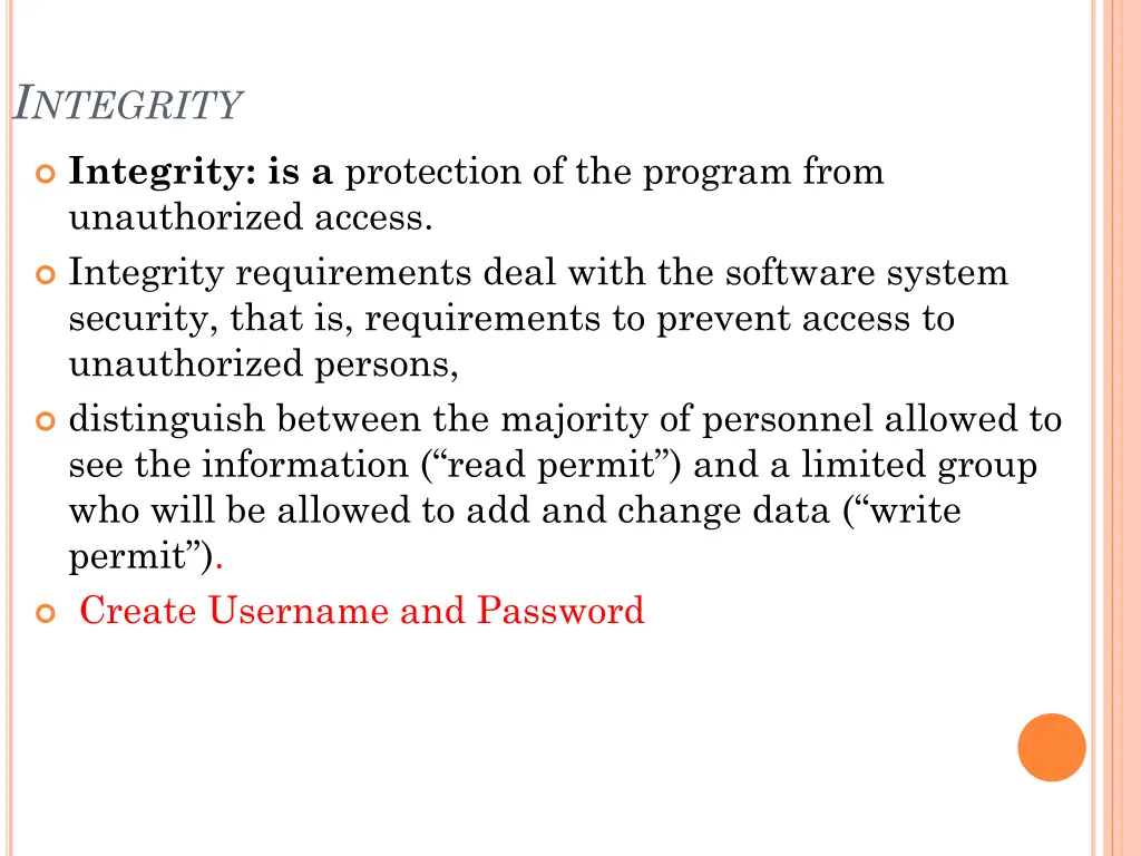 i ntegrity