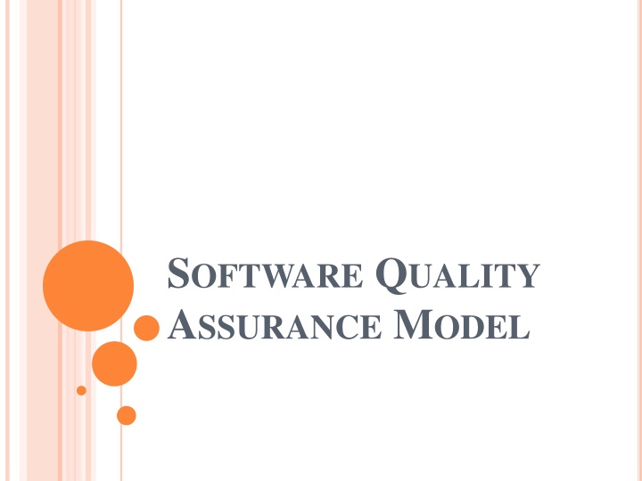 s oftware q uality a ssurance m odel