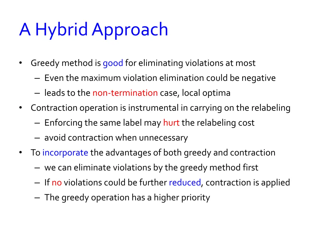 a hybrid approach