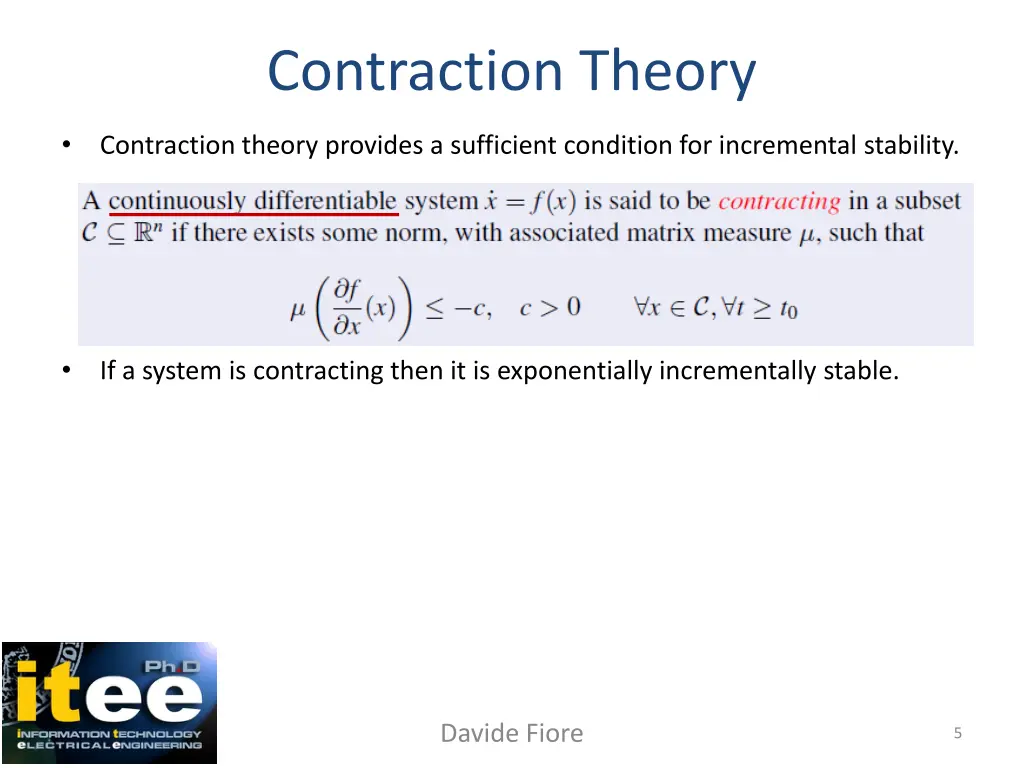 contraction theory