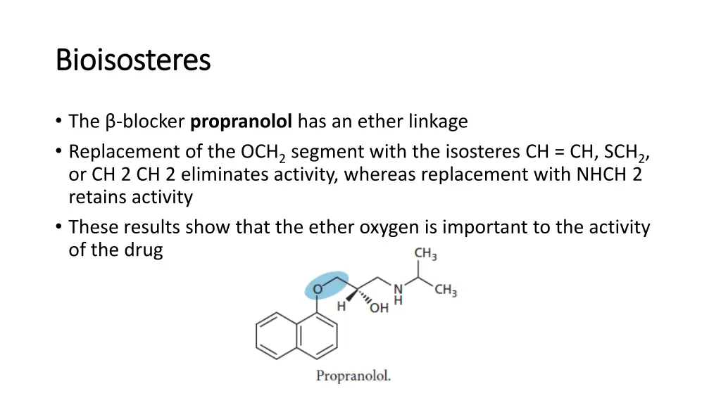 bioisosteres bioisosteres 2