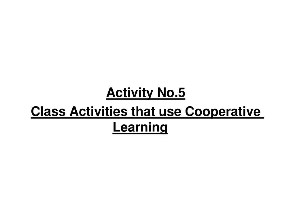 activity no 5
