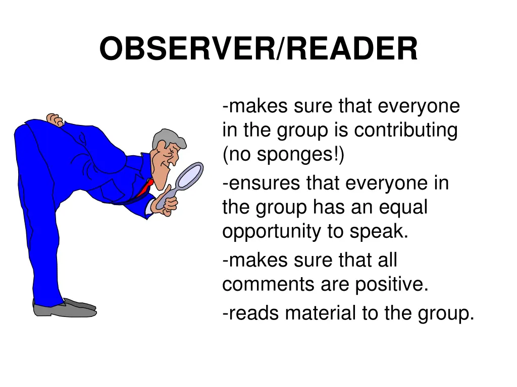 observer reader