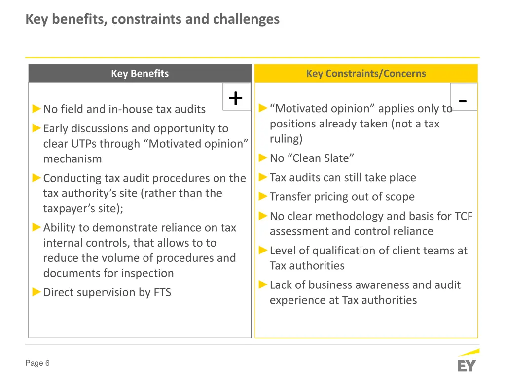 key benefits constraints and challenges