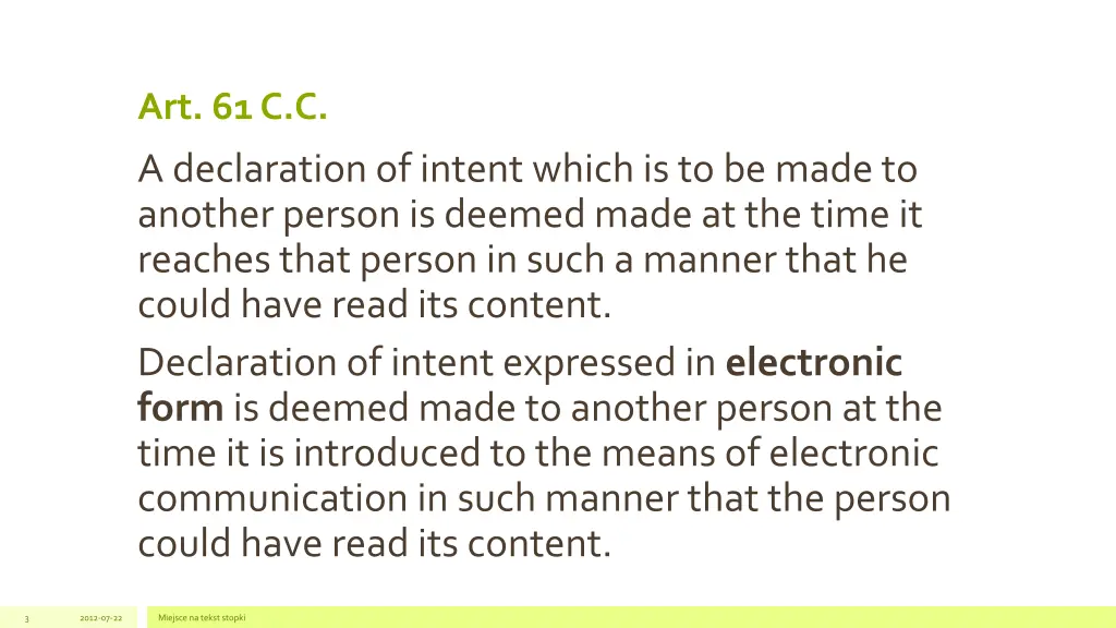art 61 c c