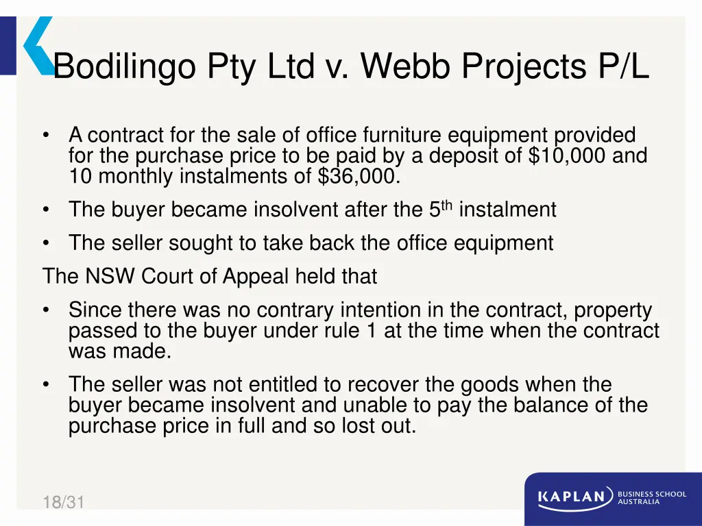 bodilingo pty ltd v webb projects p l