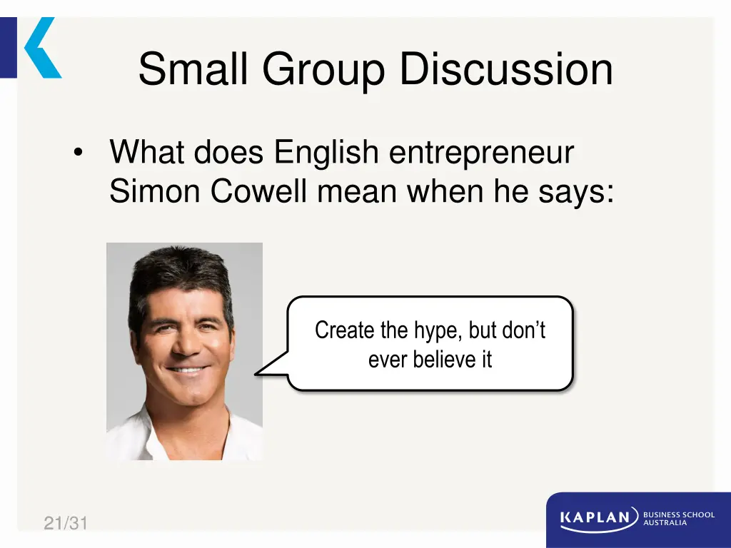 small group discussion 4